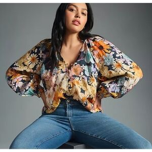 NEW Maeve Moxy Collective Floral Blouse
